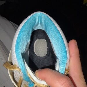 Nike KD 13 Basketball Shoes Size 10.5 – Gold White – Good Condition